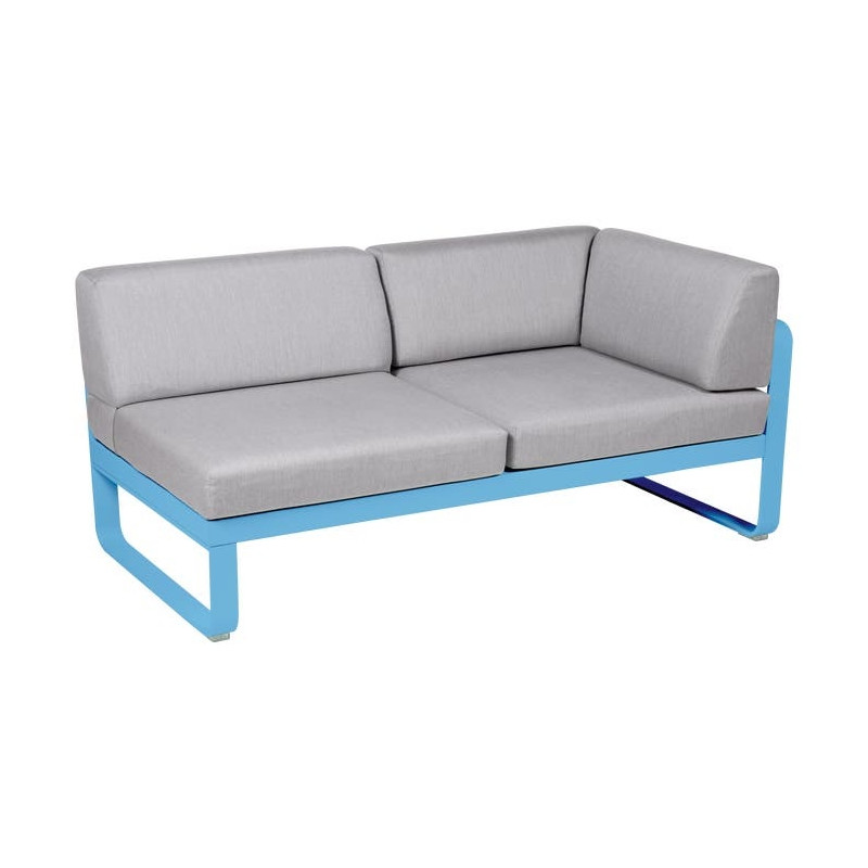 Module d'angle Droit 2 Places Bellevie gris flanelle