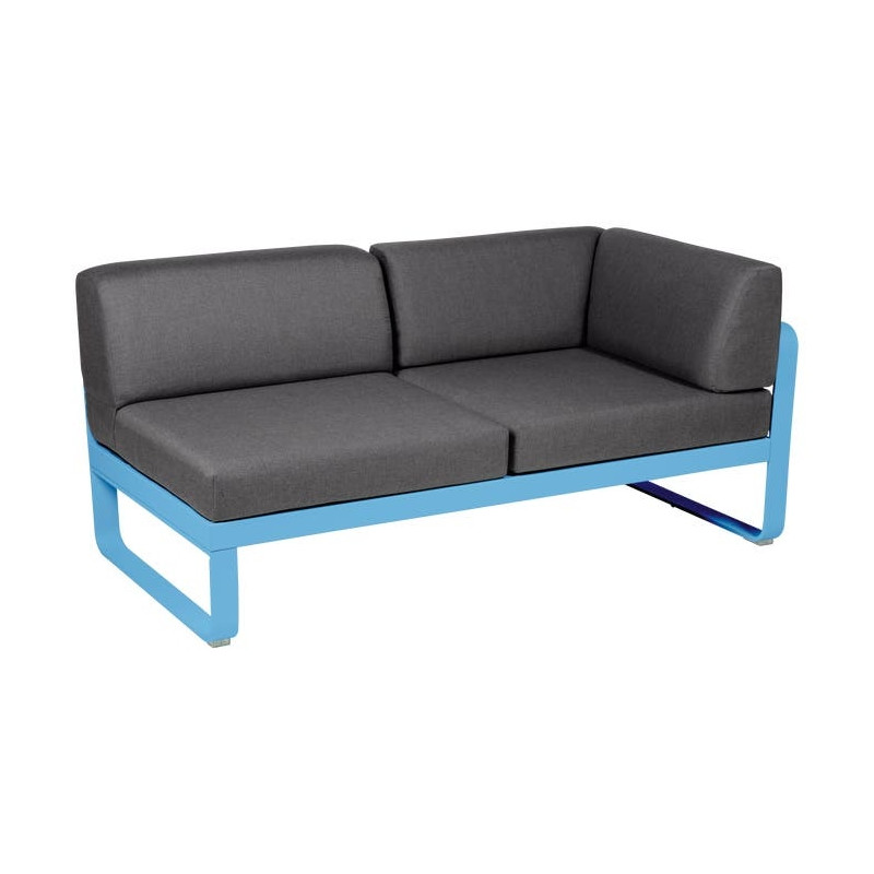 Module d'angle Droit 2 Places Bellevie gris graphite