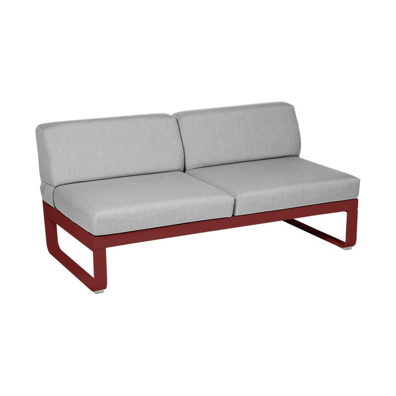 MODULE CENTRAL 2 PLACES BELLEVIE gris flanelle