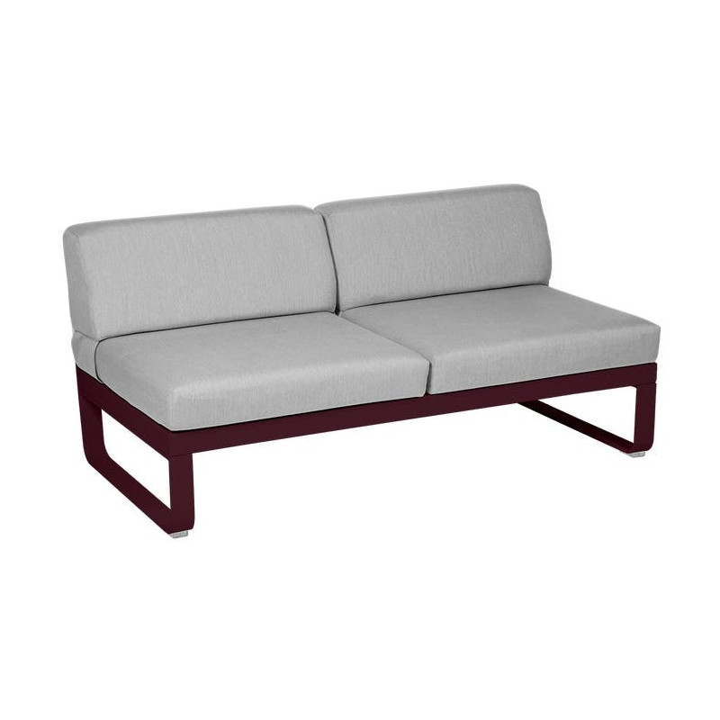 MODULE CENTRAL 2 PLACES BELLEVIE gris flanelle