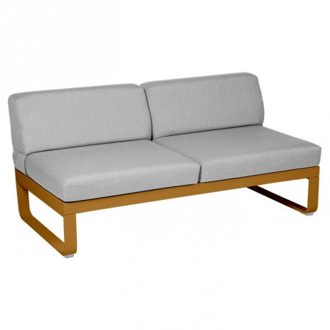 MODULE CENTRAL 2 PLACES BELLEVIE gris flanelle