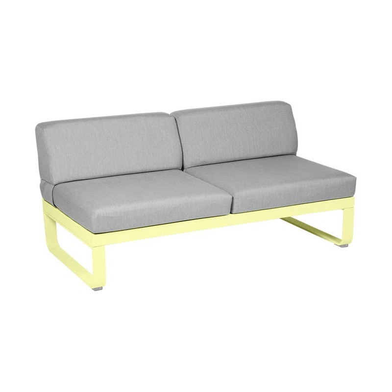 MODULE CENTRAL 2 PLACES BELLEVIE gris flanelle