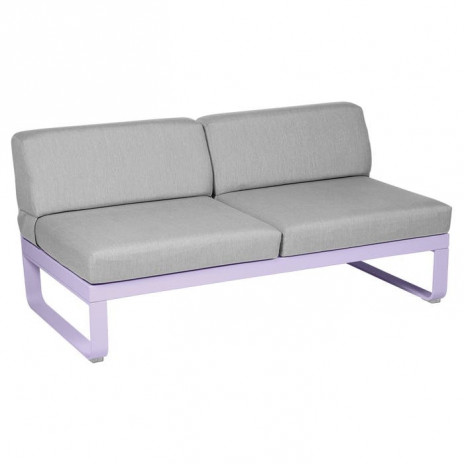 MODULE CENTRAL 2 PLACES BELLEVIE gris flanelle