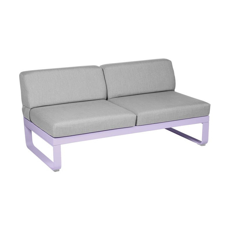 MODULE CENTRAL 2 PLACES BELLEVIE gris flanelle