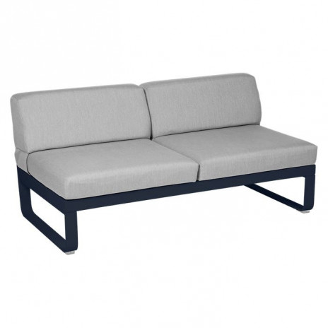 MODULE CENTRAL 2 PLACES BELLEVIE gris flanelle