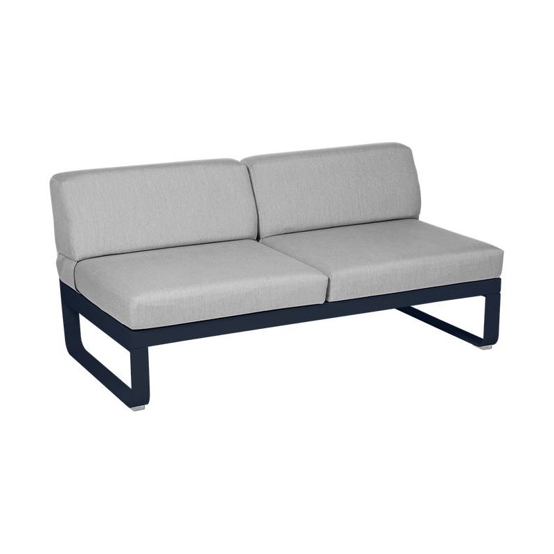 MODULE CENTRAL 2 PLACES BELLEVIE gris flanelle