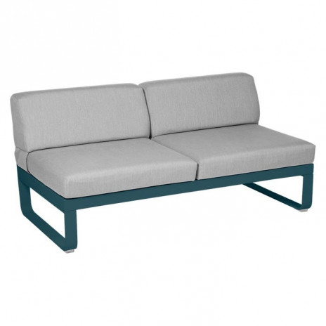 MODULE CENTRAL 2 PLACES BELLEVIE gris flanelle