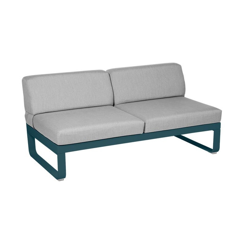 MODULE CENTRAL 2 PLACES BELLEVIE gris flanelle