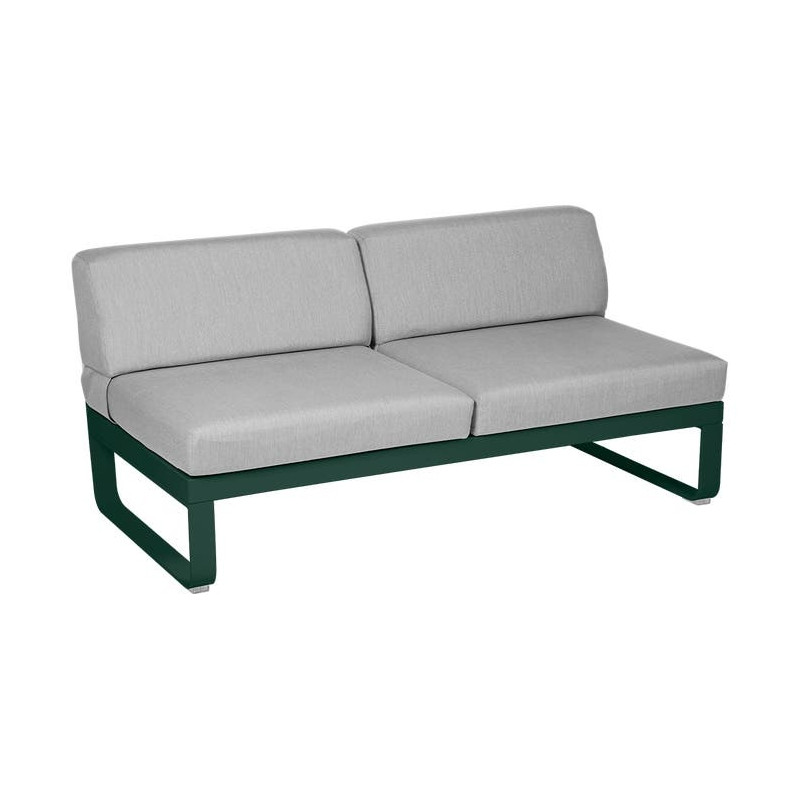 MODULE CENTRAL 2 PLACES BELLEVIE gris flanelle