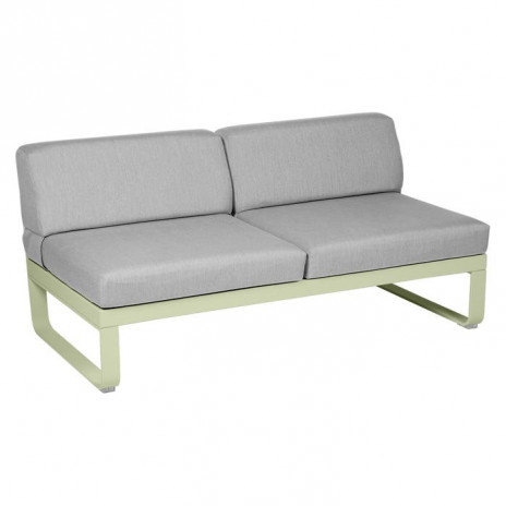 MODULE CENTRAL 2 PLACES BELLEVIE gris flanelle