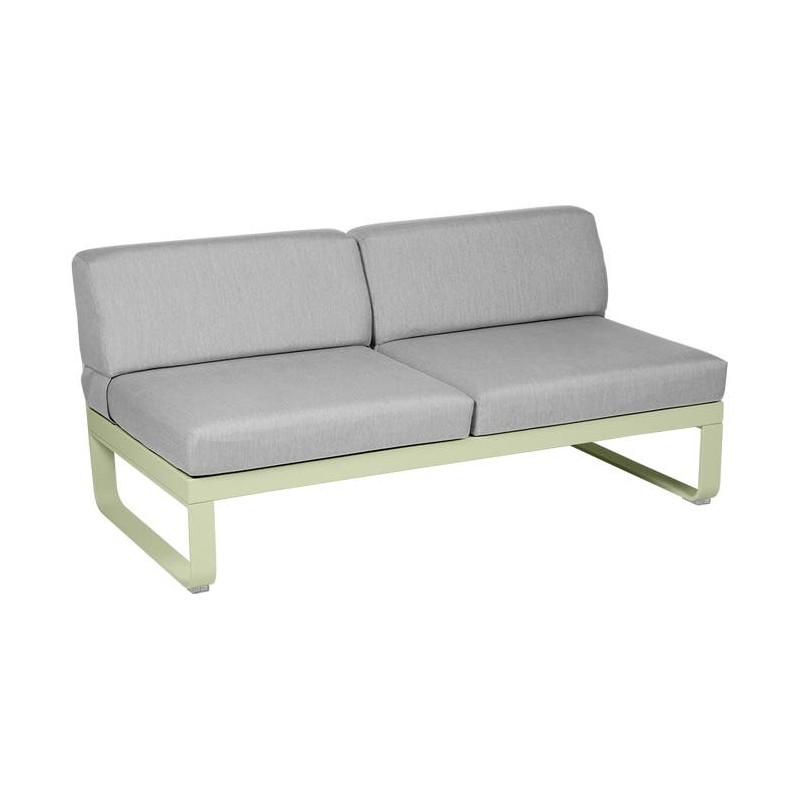 MODULE CENTRAL 2 PLACES BELLEVIE gris flanelle