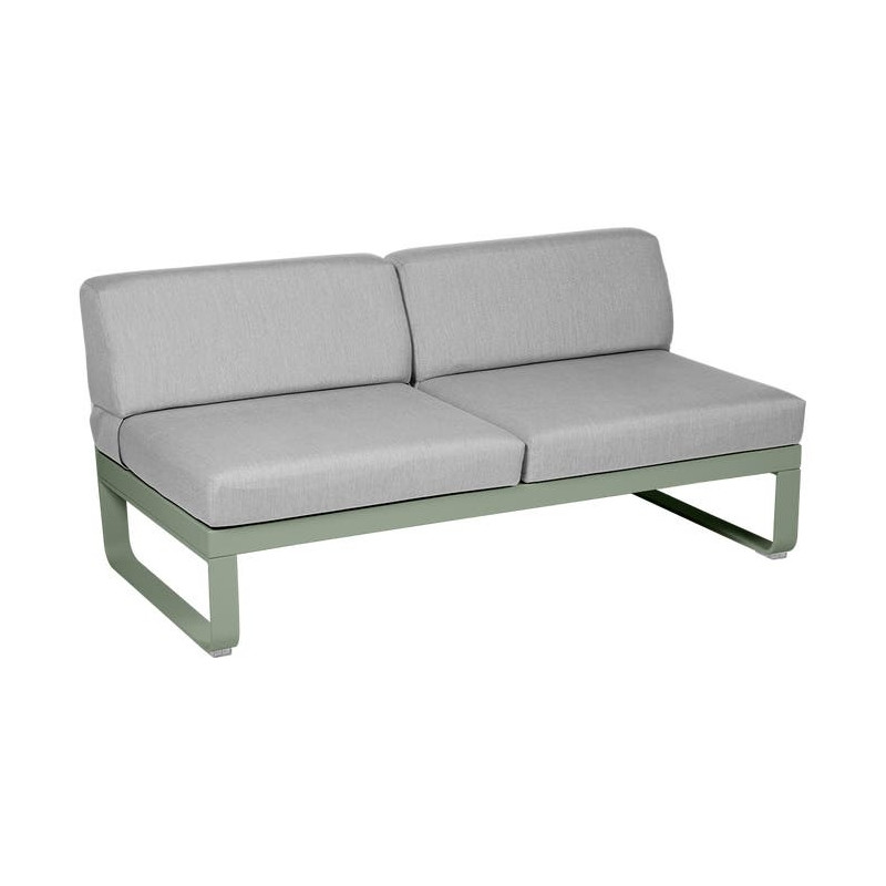 MODULE CENTRAL 2 PLACES BELLEVIE gris flanelle