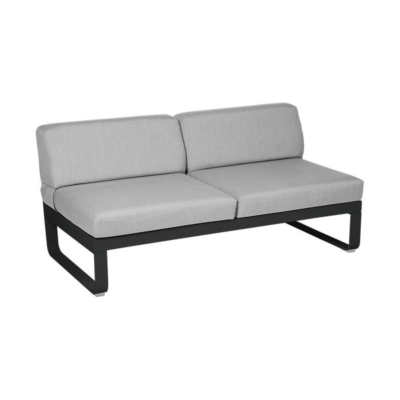 MODULE CENTRAL 2 PLACES BELLEVIE gris flanelle