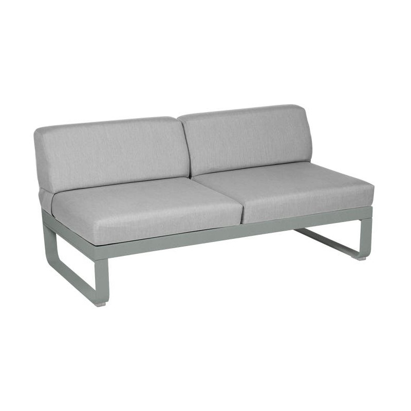MODULE CENTRAL 2 PLACES BELLEVIE gris flanelle