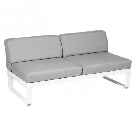 MODULE CENTRAL 2 PLACES BELLEVIE gris flanelle