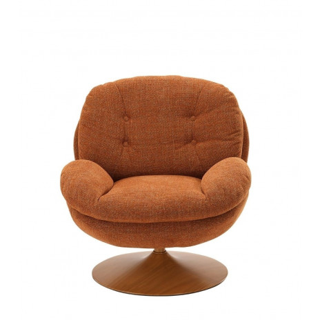 Fauteuil Memento Chiné Fox et Bois Naturel