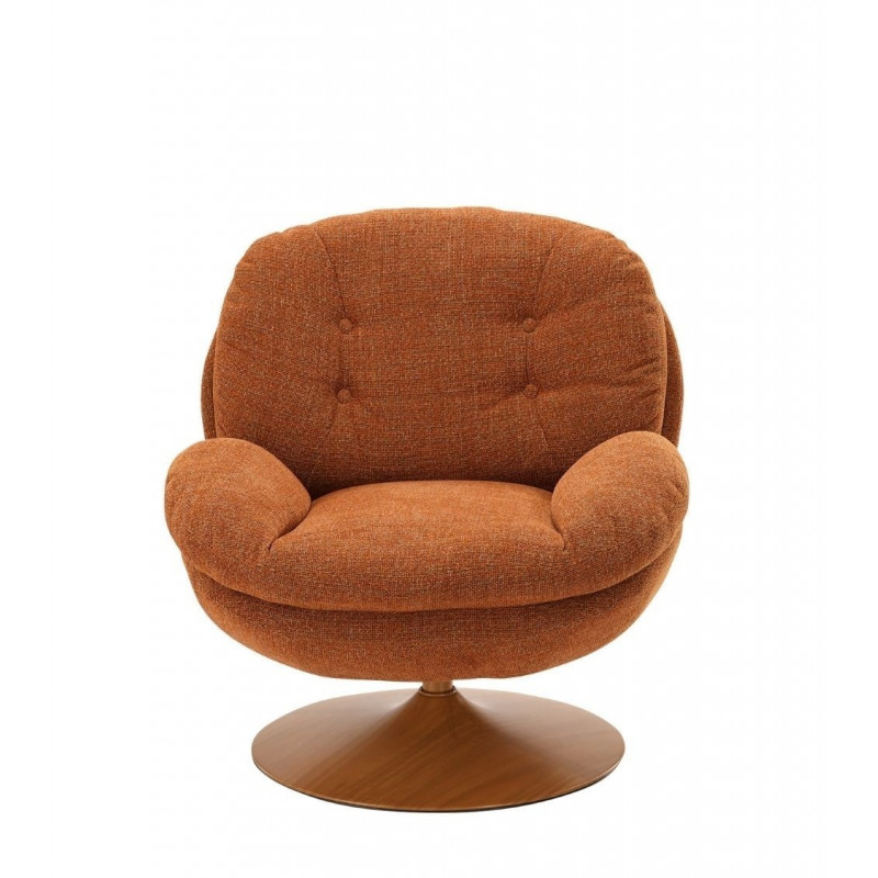 Fauteuil Memento Chiné Fox et Bois Naturel