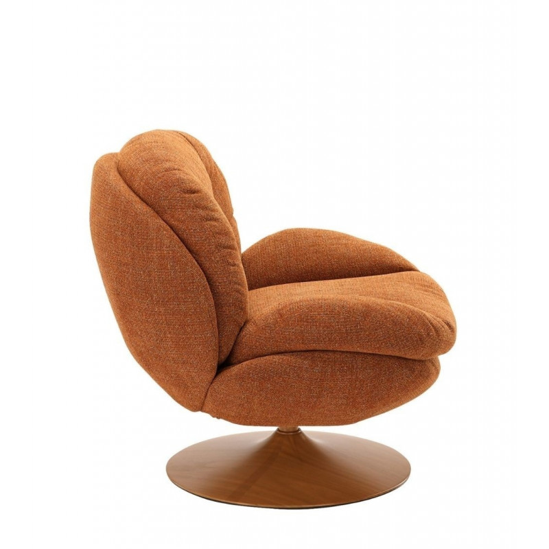 Fauteuil Memento Chiné Fox et Bois Naturel