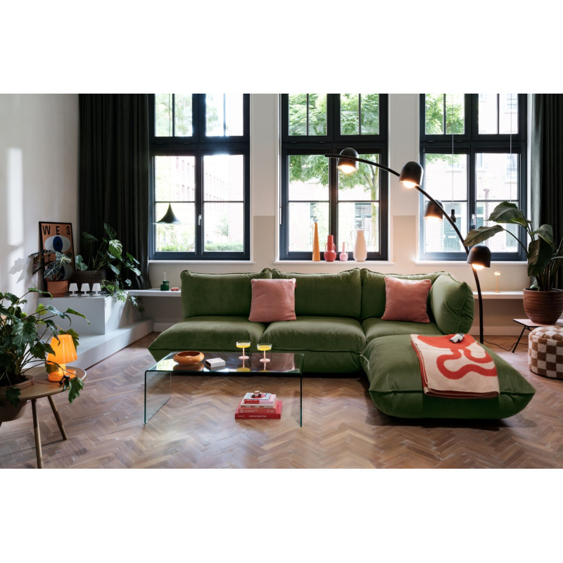 Canapé Sumo Hocker Velvet Recycled