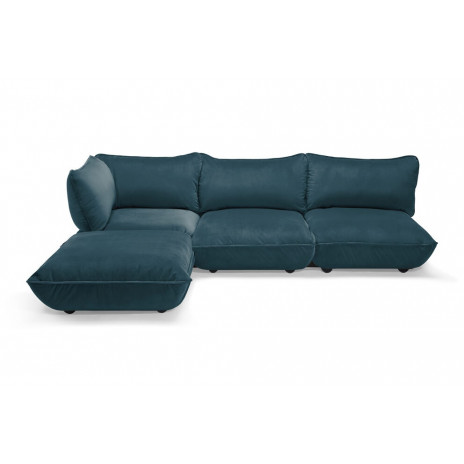 Canapé Sumo Corner Sofa Velvet Recycled