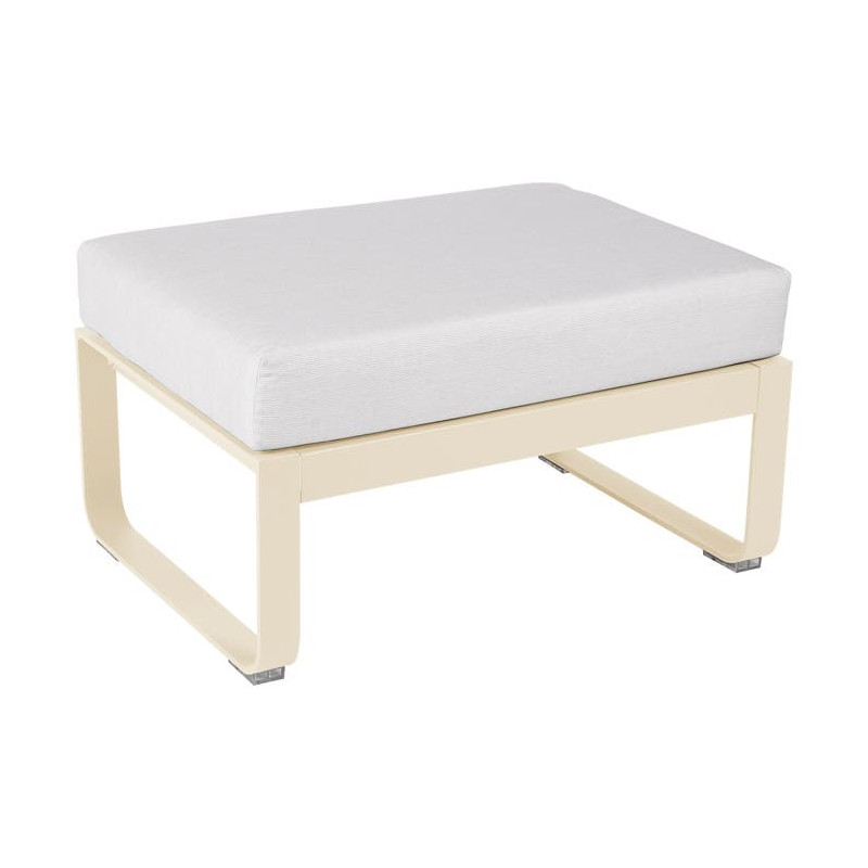 Pouf Bellevie blanc grisé