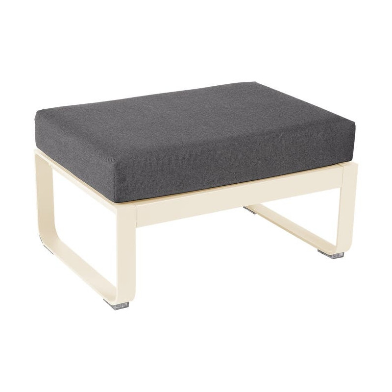 Pouf Bellevie gris graphite