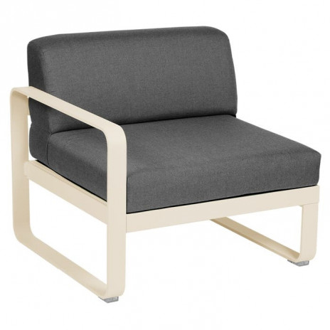 Module gauche Bellevie 1 place gris graphite