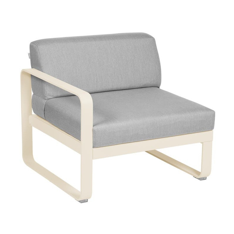 Module gauche Bellevie 1 place gris flanelle