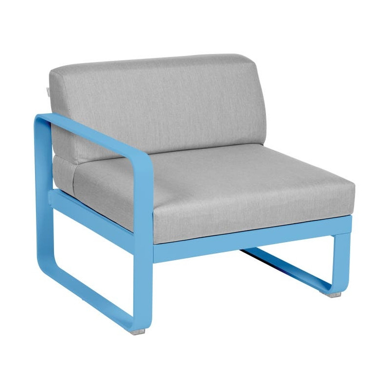 Module gauche Bellevie 1 place gris flanelle