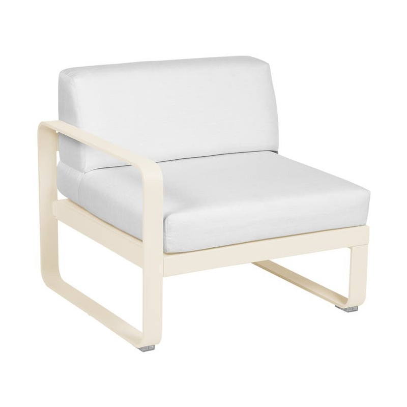 Module gauche Bellevie 1 place blanc frisé