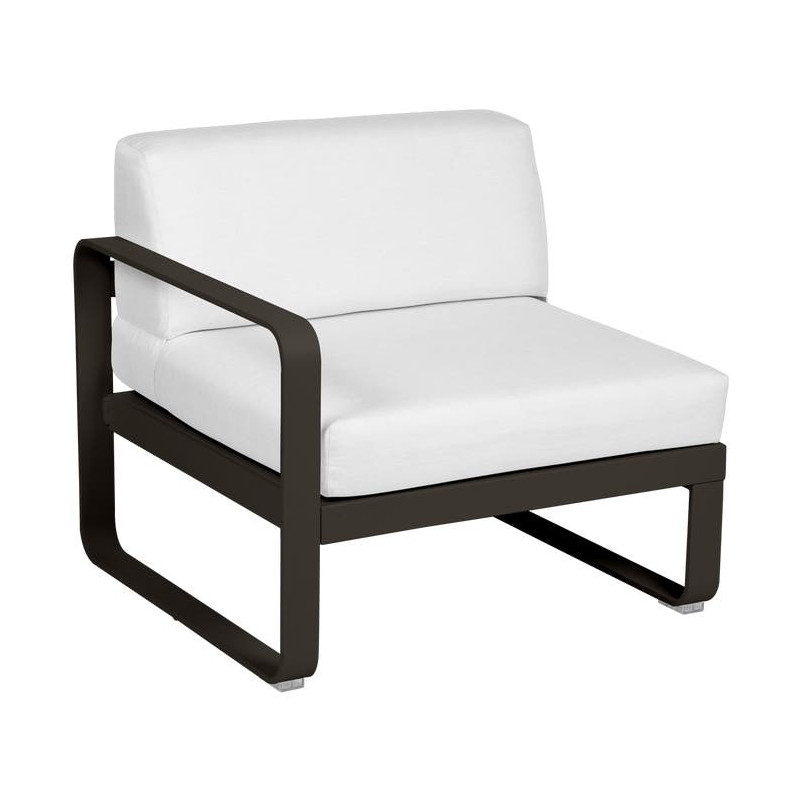 Module gauche Bellevie 1 place blanc frisé