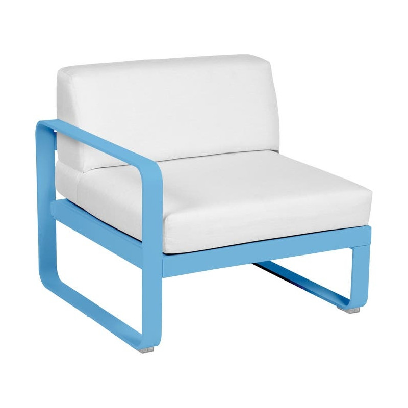 Module gauche Bellevie 1 place blanc frisé