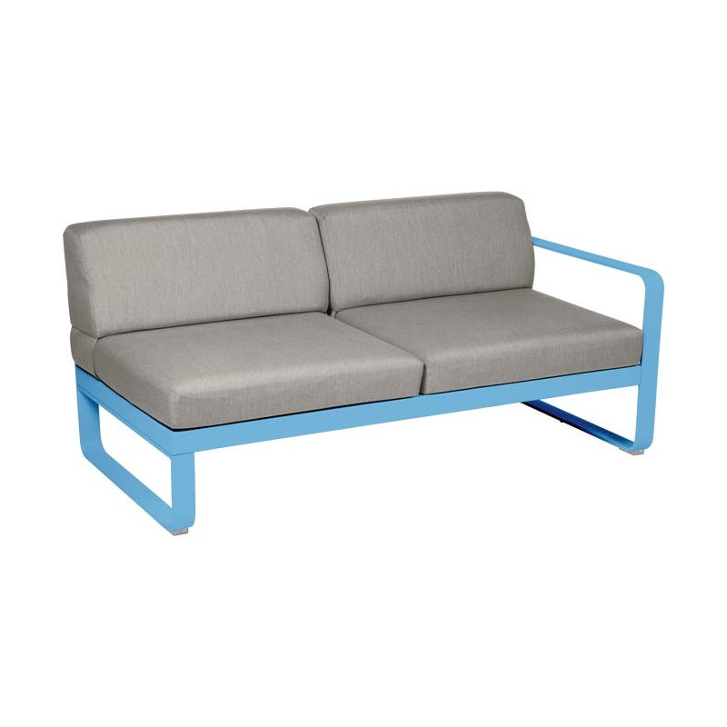 Module Droit 2 Places Bellevie Taupe Grisé