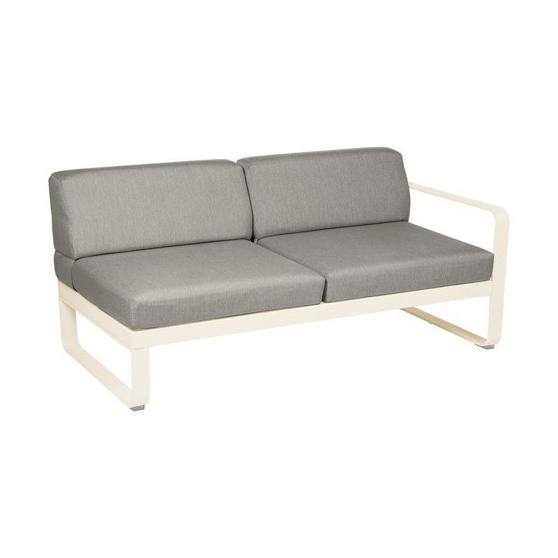 Module Droit 2 Places Bellevie Taupe Grisé