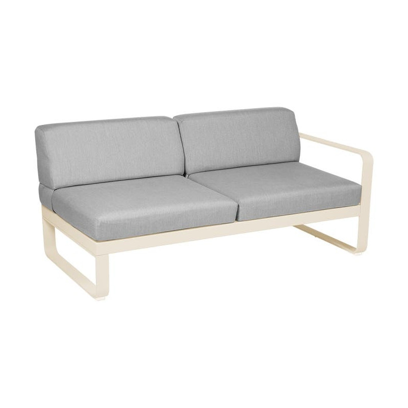 Module Droit 2 Places Bellevie Gris Flanelle