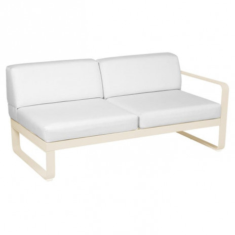 Module Droit 2 Places Bellevie Blanc Grisé