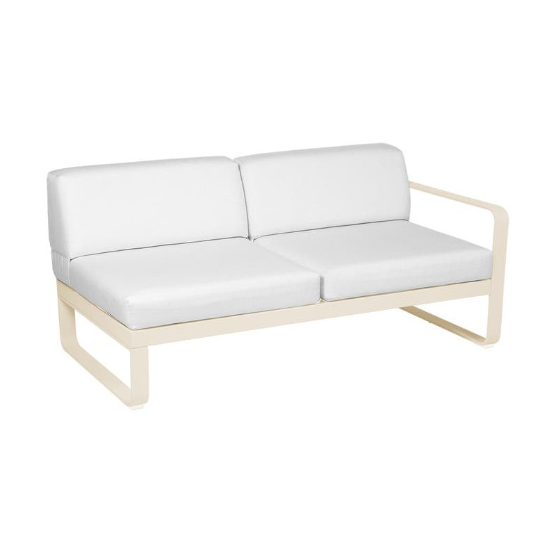 Module Droit 2 Places Bellevie Blanc Grisé