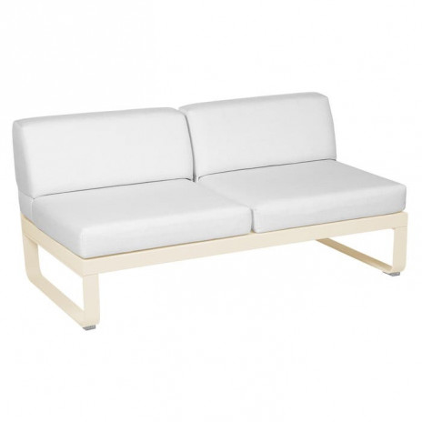 Module Central 2 Places Bellevie Blanc Grisé