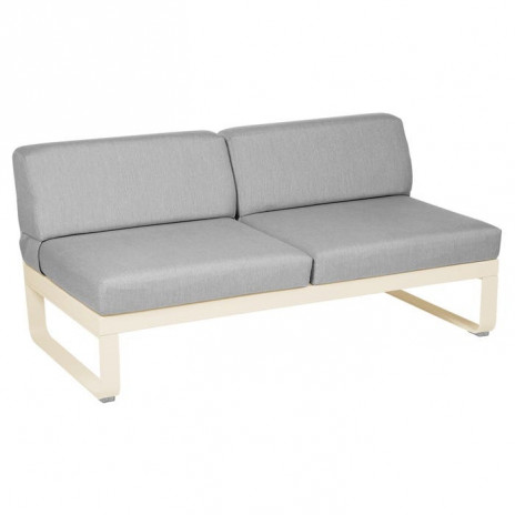 Module Central 2 Places Bellevie Gris Flanelle