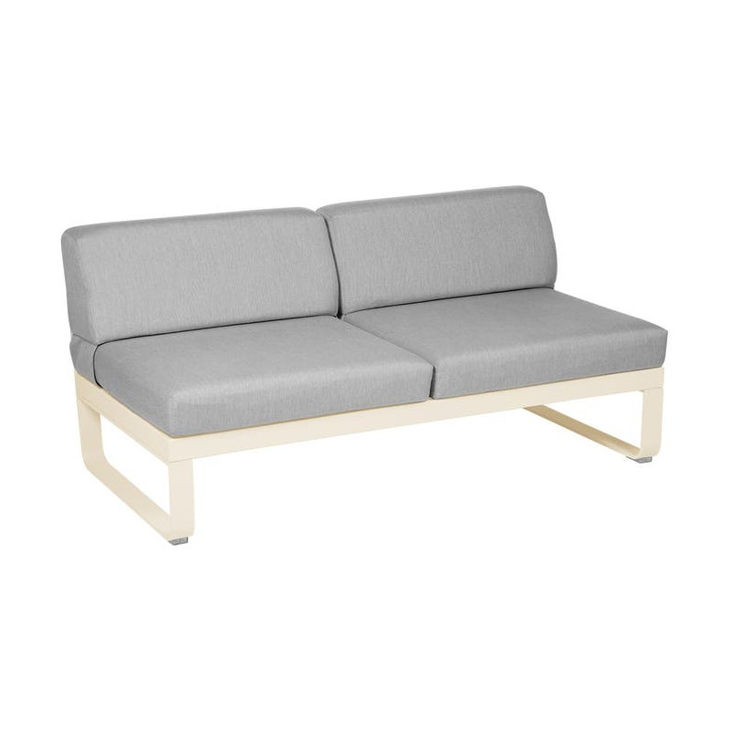 Module Central 2 Places Bellevie Gris Flanelle