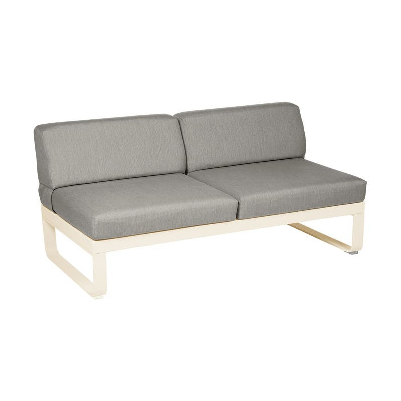 Module Central 2 Places Bellevie Taupe Grisé