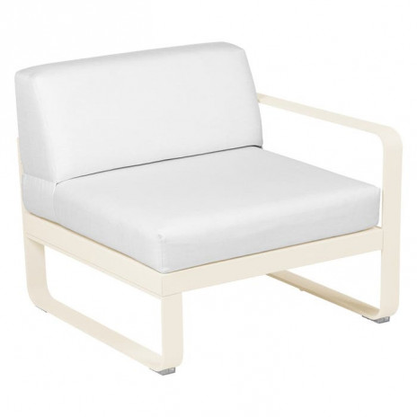 Module droit Bellevie 1 place blanc grisé