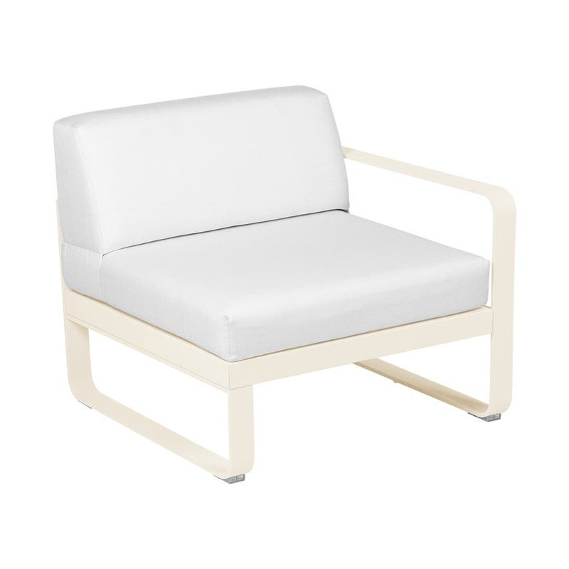 Module droit Bellevie 1 place blanc grisé