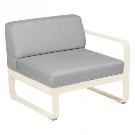 Module droit Bellevie 1 place gris flanelle