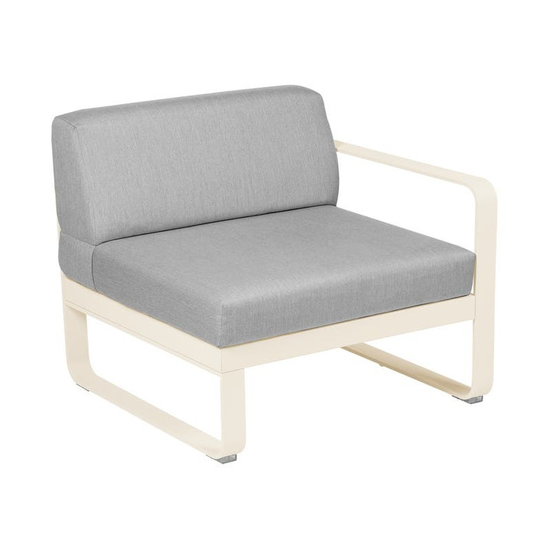Module droit Bellevie 1 place gris flanelle