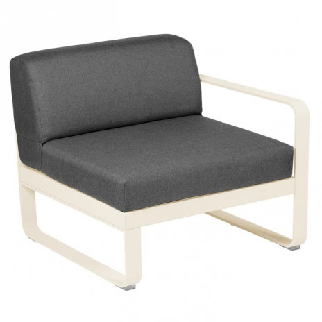 Module droit Bellevie 1place gris graphite