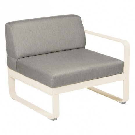 Module droit Bellevie 1 place taupe grisé