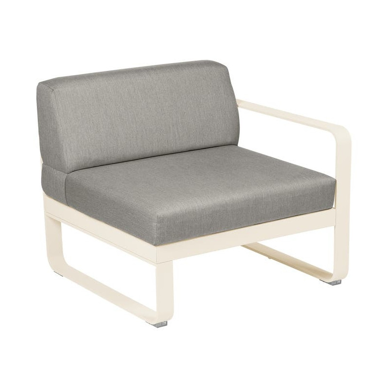 Module droit Bellevie 1 place taupe grisé