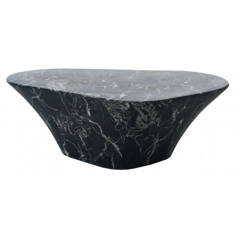 Table basse Oval Marble Look