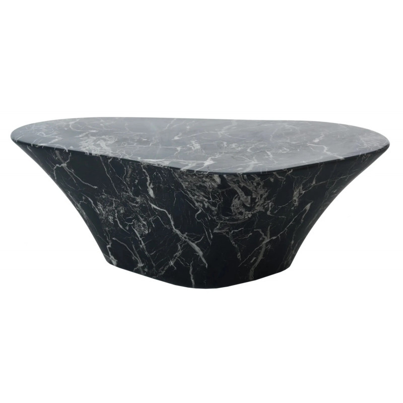 Table basse Oval Marble Look